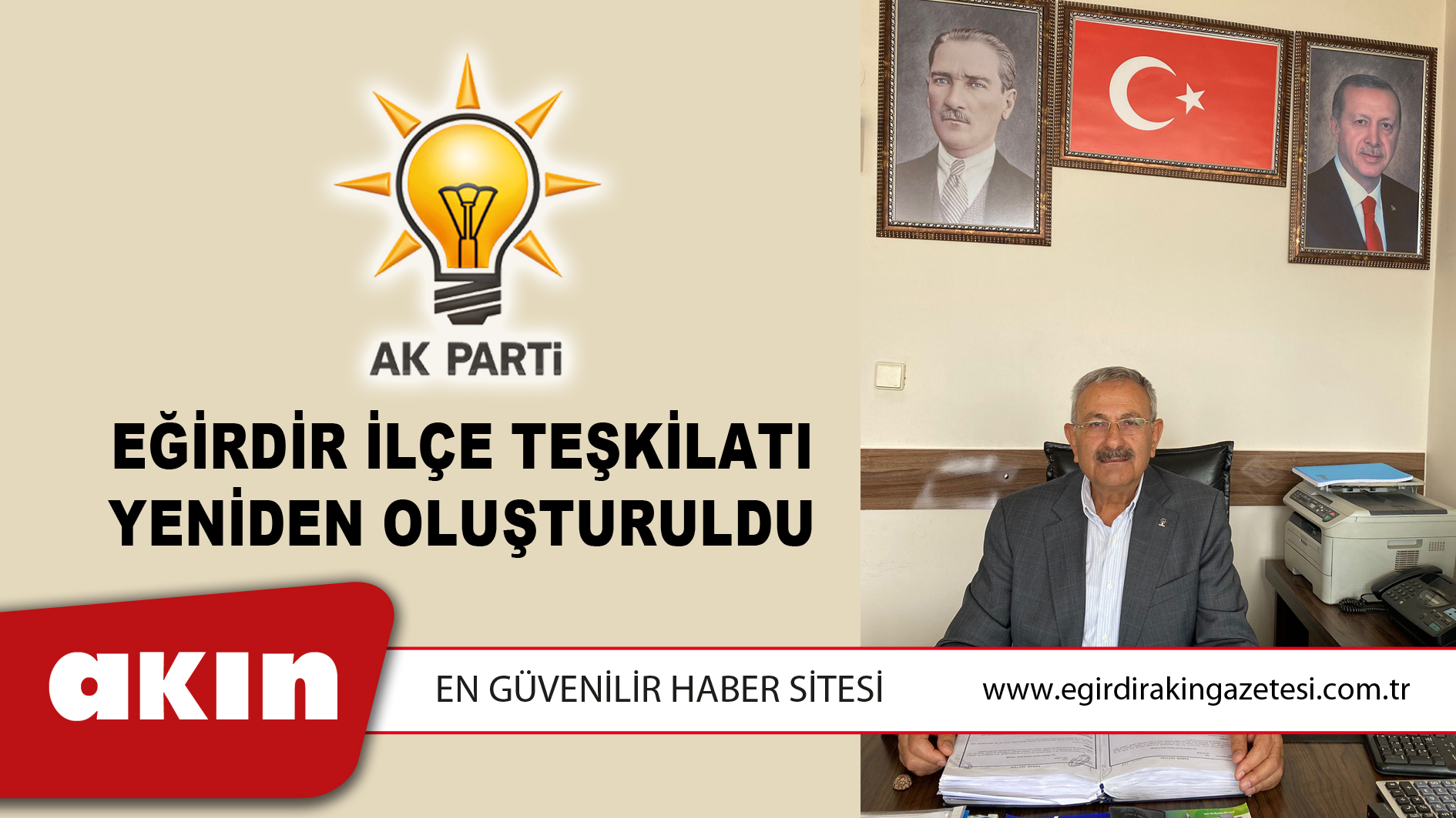 Ak Parti Eğirdir İlçe Teşkilatı Yeniden Oluşturuldu