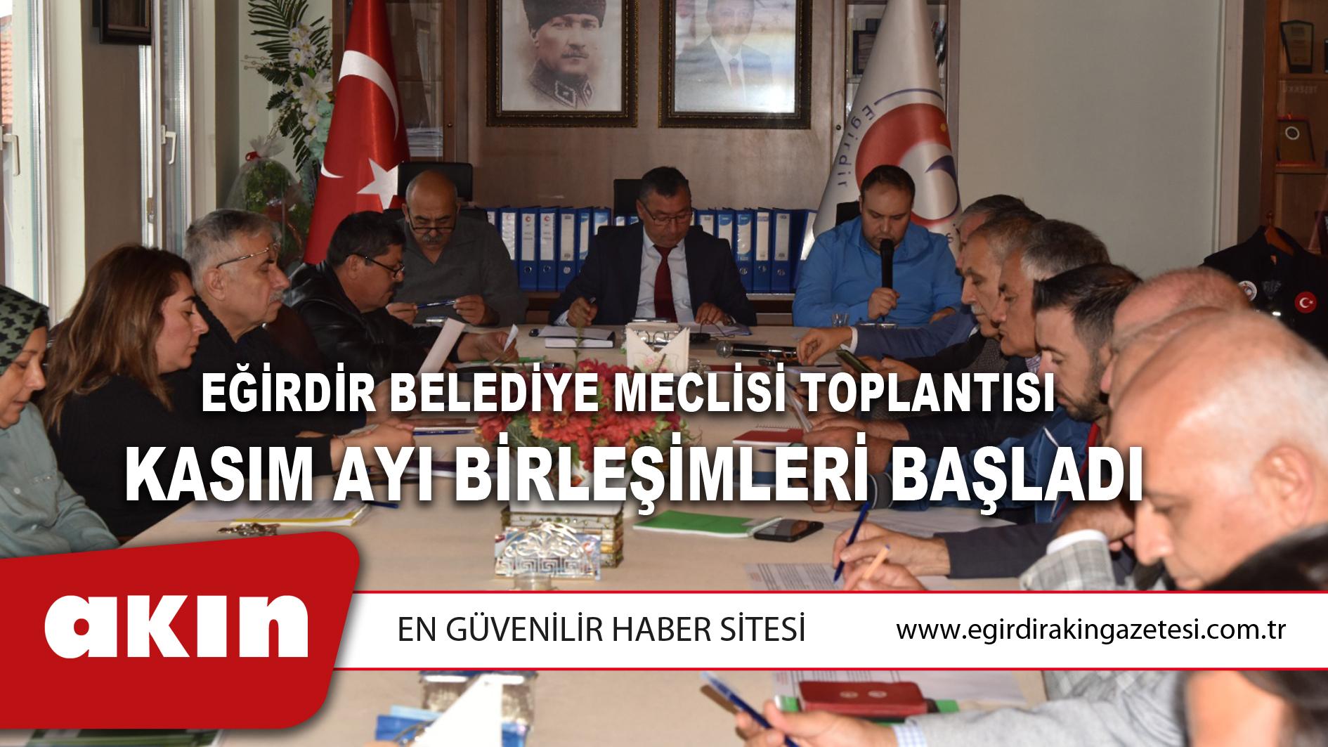 Eğirdir Belediye Meclisi Toplantısı  Kasım Ayı Birleşimleri Başladı