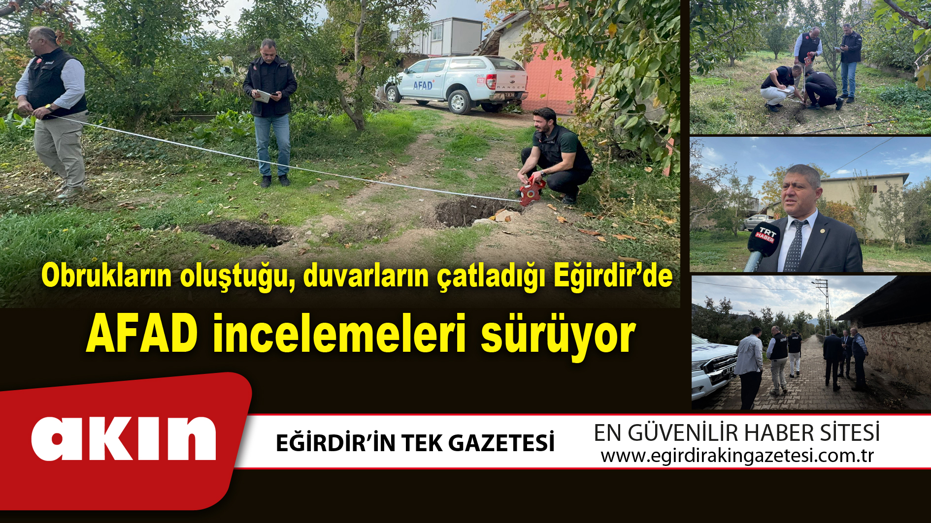 AFAD incelemeleri sürüyor