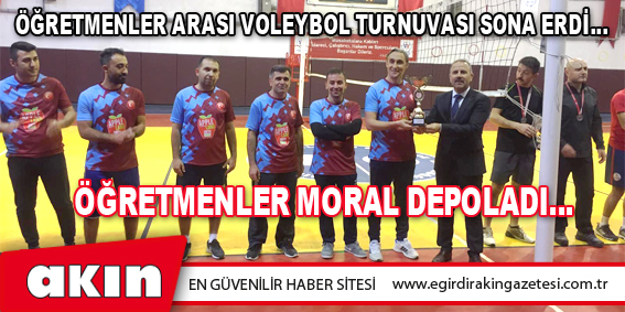 Öğretmenler Arası Voleybol Turnuvası Sona Erdi…