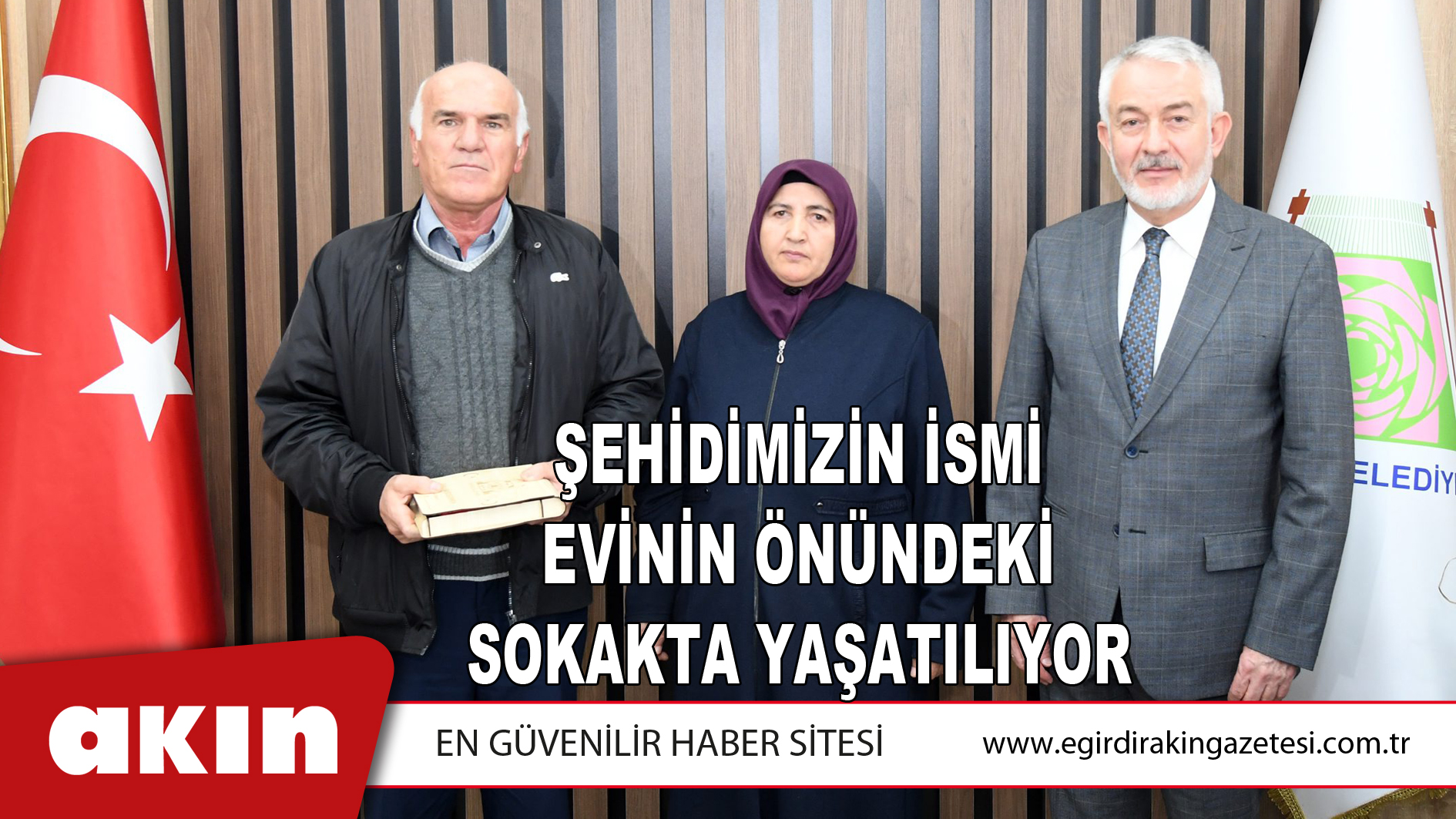 Şehidimizin ismi evinin önündeki sokakta yaşatılıyor