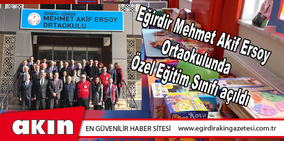 Özel Eğitim Sınıfı açıldı