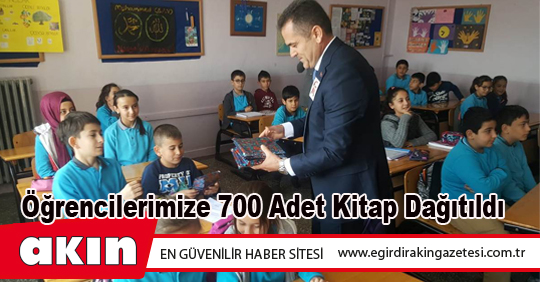 Öğrencilerimize 700 Adet Kitap Dağıtıldı