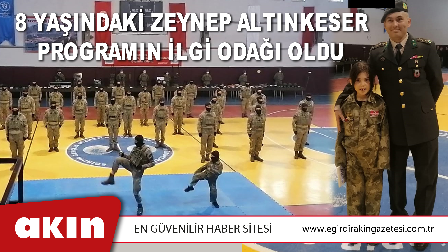 8 Yaşındaki Zeynep Altınkeser Programın İlgi Odağı Oldu