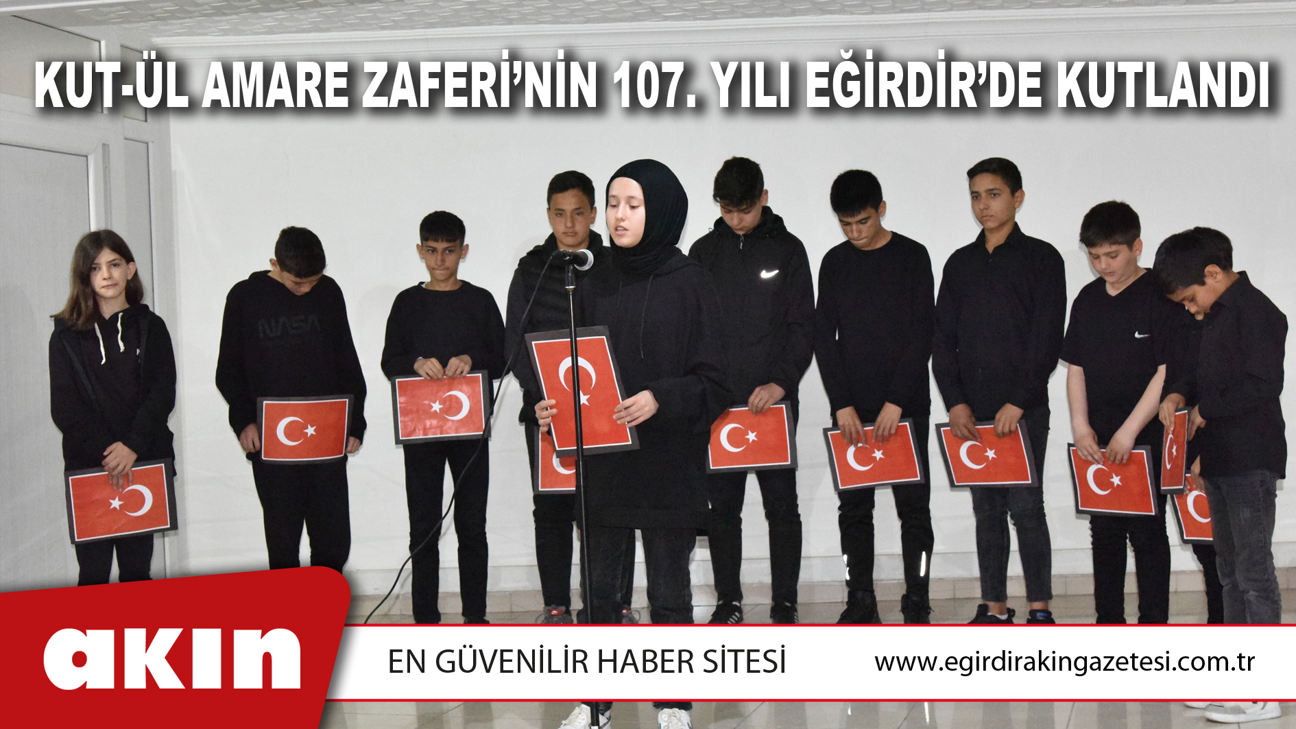 Kut-ül Amare Zaferi’nin 107. Yılı Eğirdir’de Kutlandı