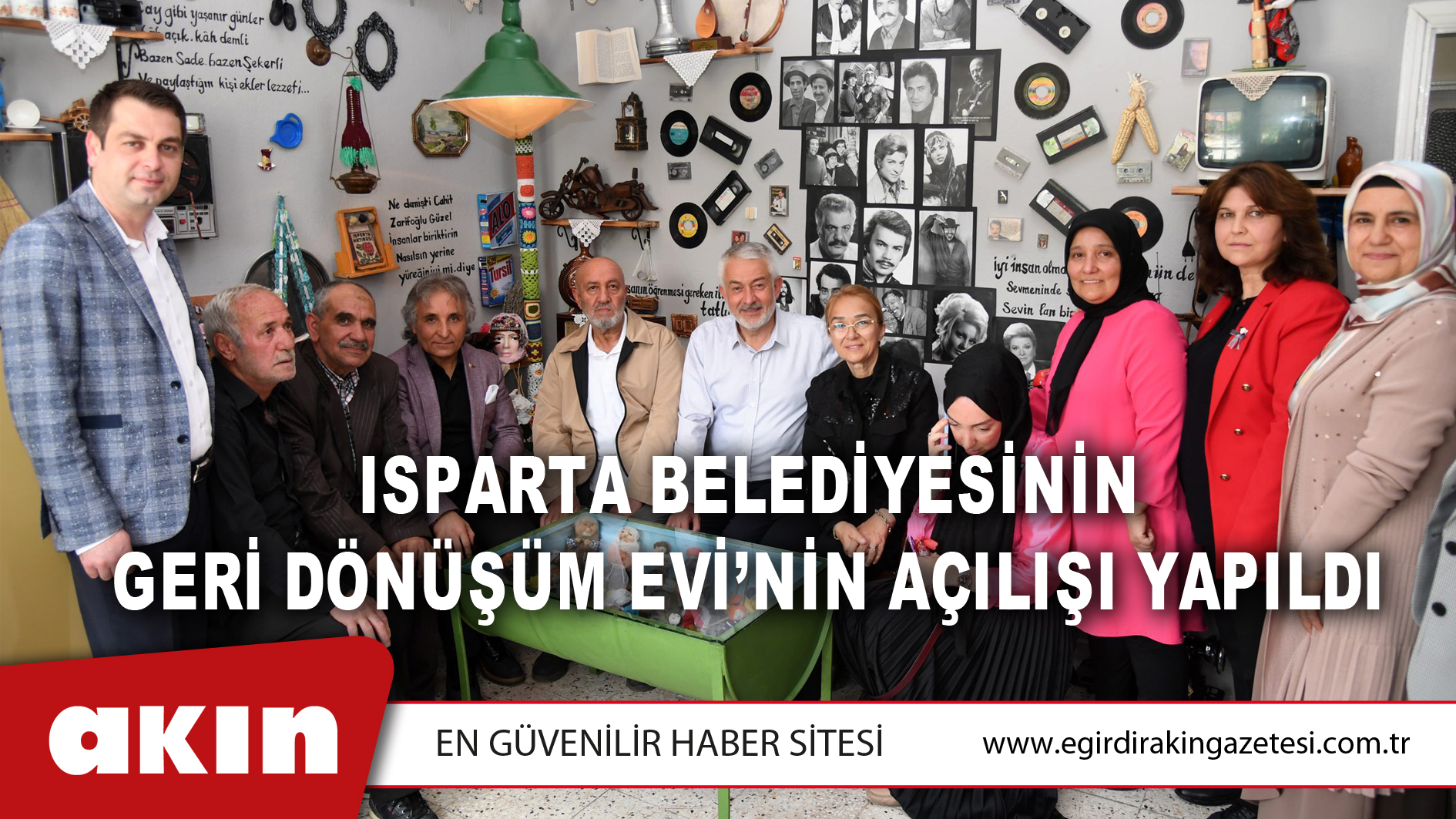 Isparta Belediyesinin Geri Dönüşüm Evi’nin Açılışı Yapıldı