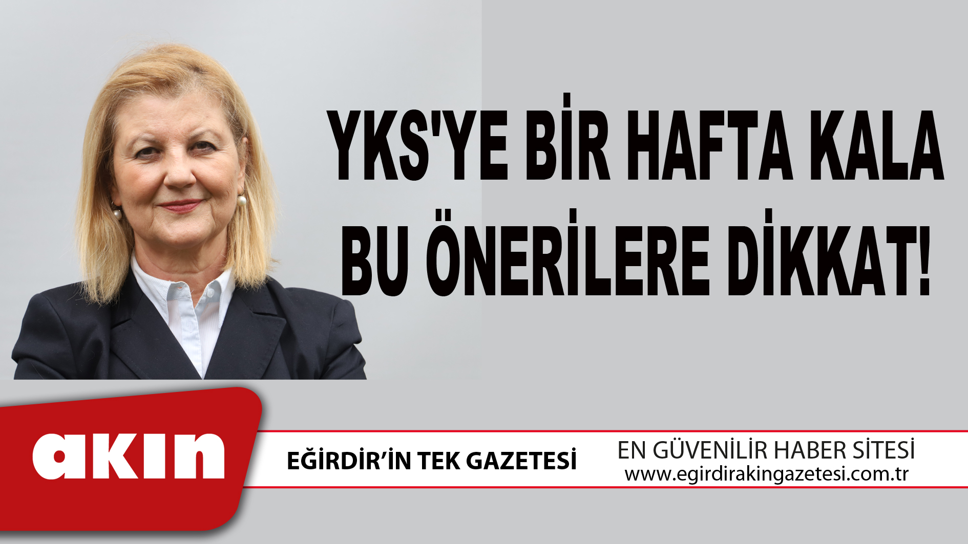YKS'YE BİR HAFTA KALA BU ÖNERİLERE DİKKAT!
