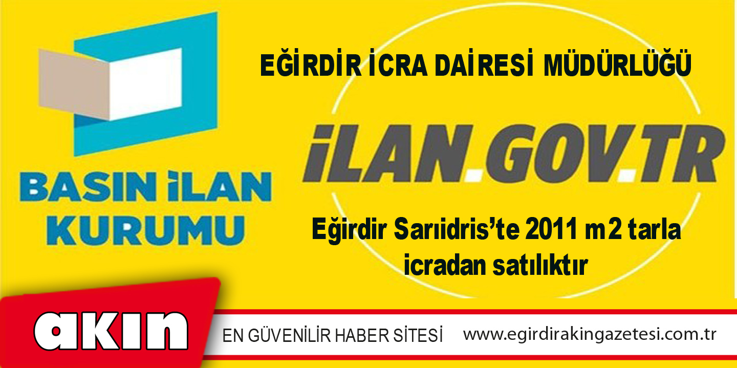 Eğirdir İcra Dairesi Müdürlüğü