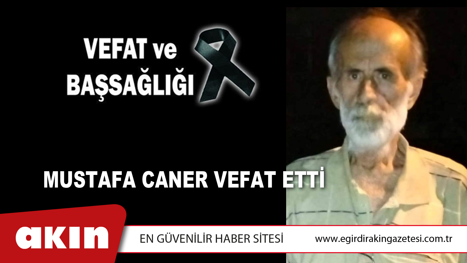 Mustafa Caner Vefat Etti