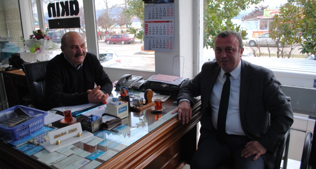 DP İlçe Başkanı Uysal'dan Gazetemize Ziyaret