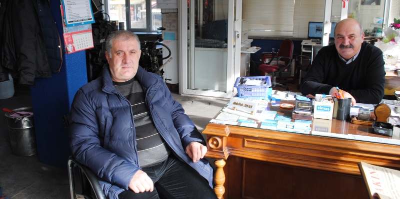 HİLMİ ÖNCEL'DEN GAZETEMİZE TEBRİK ZİYARETİ