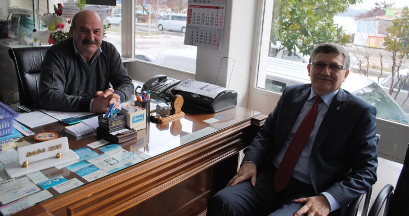Ziraat Bankası Müdürü Akgün'den  Gazetemize Ziyaret...