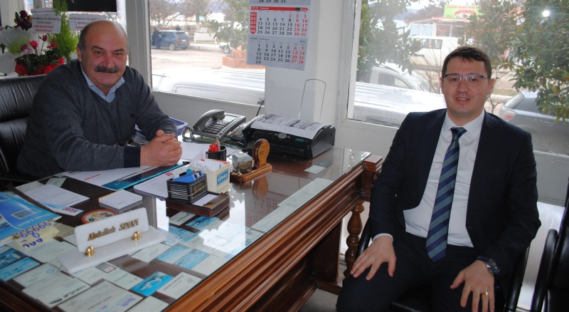 Vakıfbank Eğirdir Şubesi Müdürü Gökçe'den Gazetemize Ziyaret...