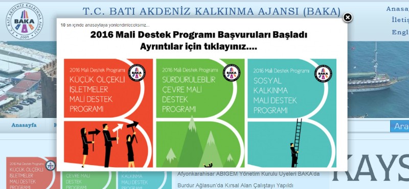 BAKA, yeni mali desteklerini  bilgilendirme toplantılarında anlatacak