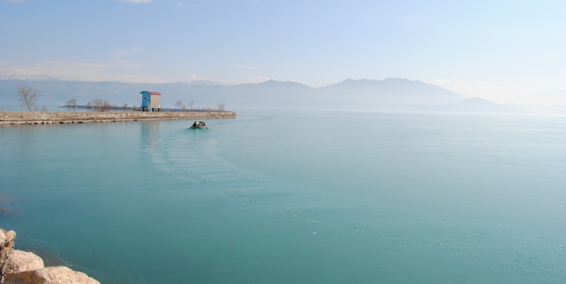EĞİRDİR GÖLÜ BUZ TUTTU