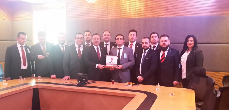 Yalvaç Heyeti, Milletvekili  Sait Yüce'yi Ziyaret Etti...