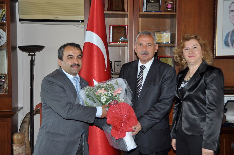 SGK MÜDÜRÜ GÜRDAL'DAN BAŞKAN ÖZMERAL'E ZİYARET