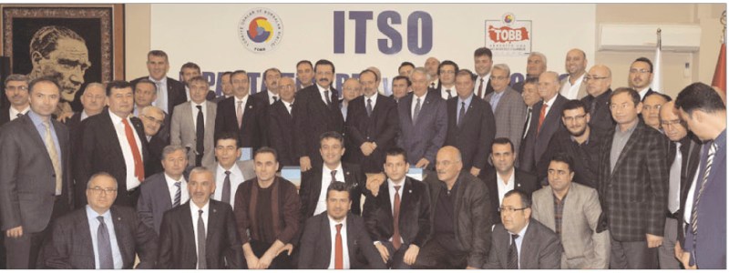 Diyanet İşleri Başkanı ve TOBB Başkanı ITSO'da toplantı yaptı