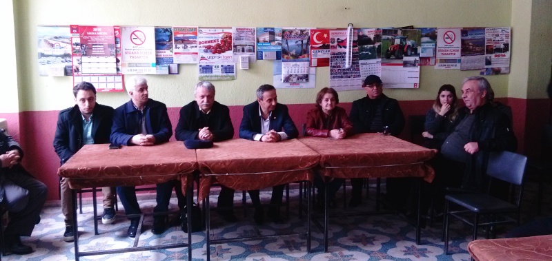 CHP İLÇE YÖNETİMİ KÖY ZİYARETLERİNİ SÜRDÜRÜYOR