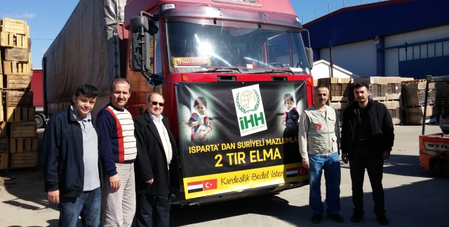 Gelendost'tan Suriye Kampına 42 Ton Elma