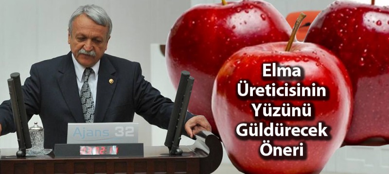 CHP Isparta Milletvekili İrfan Bakır'dan  Elma Üreticisinin yüzünü güldürecek öneri...