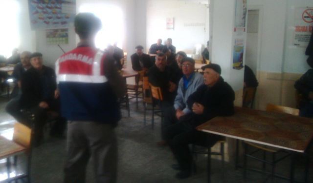 JANDARMA BİLGİLENDİRDİ
