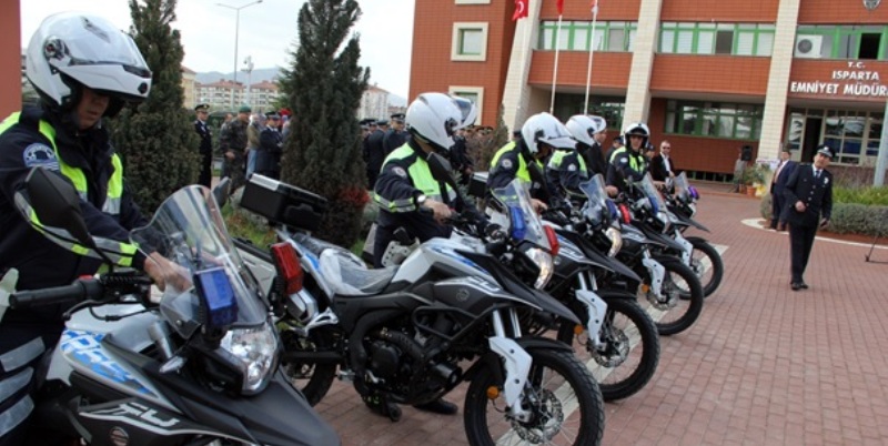Isparta Emniyetine 5 Motosiklet