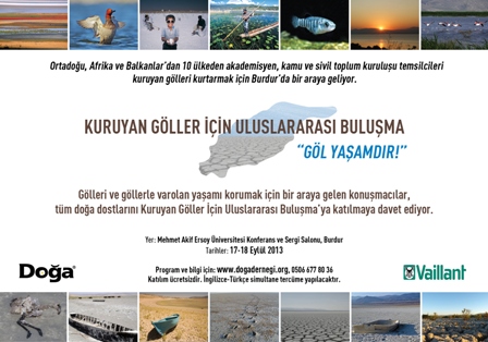 Kuruyan göller için uluslararası buluşma