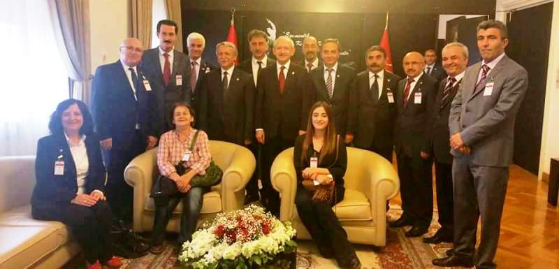 CHP ISPARTA İL YÖNETİMİ VE CHP İLÇE BAŞKANLARI MECLİSTE CHP PARTİ GURUP TOPLANTISINA KATILDI
