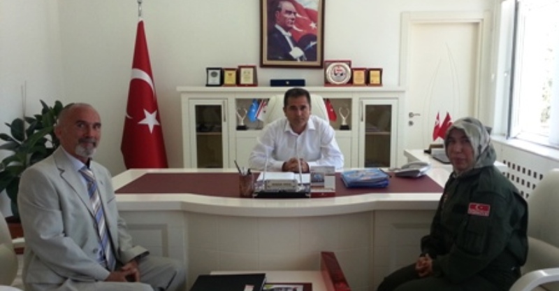 THK  İlçe Başkanlığından Kaymakam Akdaş'a Ziyaret...