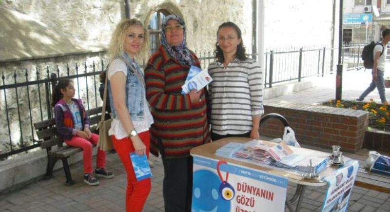 EĞİRDİR'DE DÜNYA TÜTÜNSÜZ GÜNÜ ETKİNLİĞİ