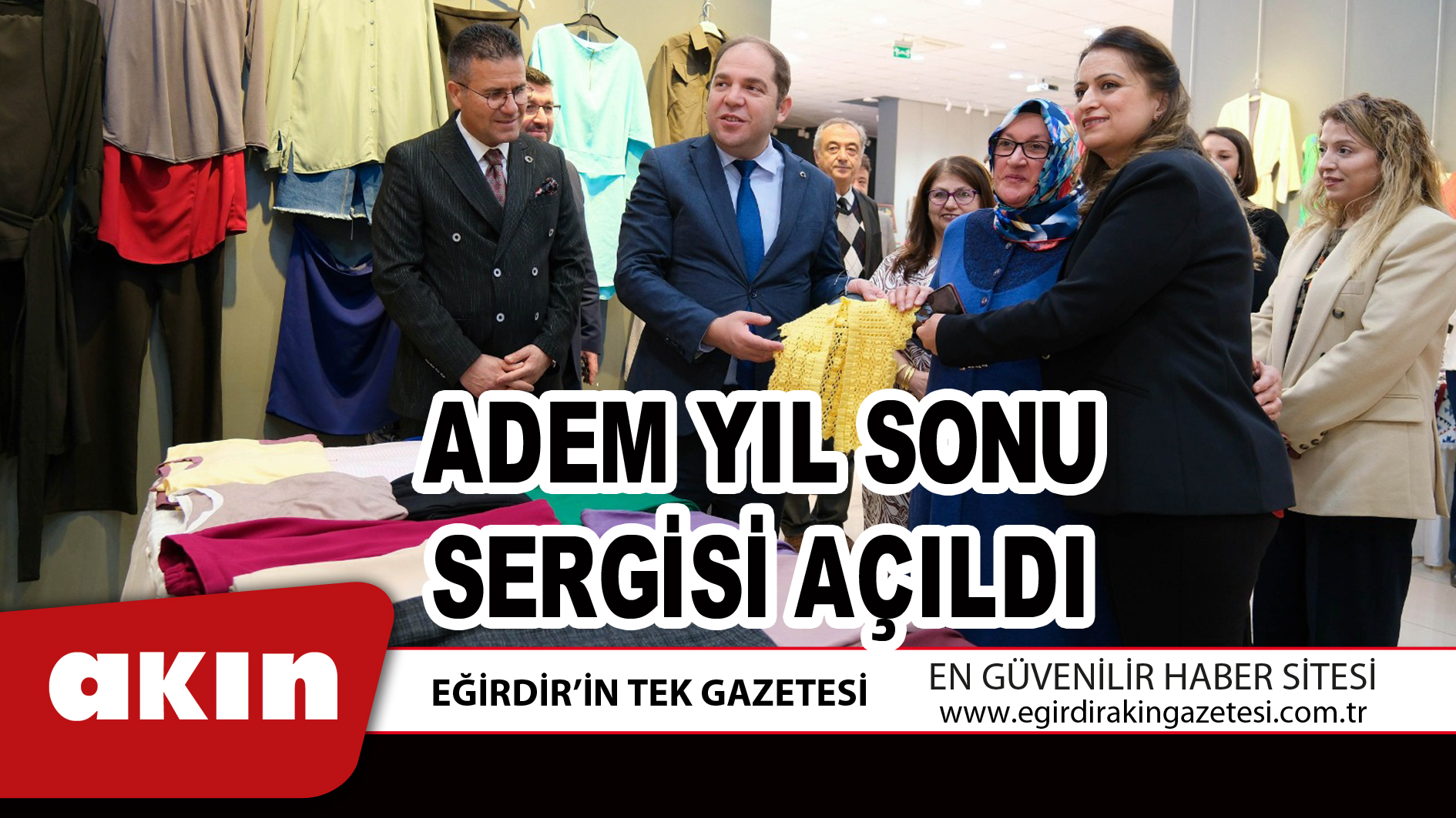 ADEM YIL SONU SERGİSİ AÇILDI