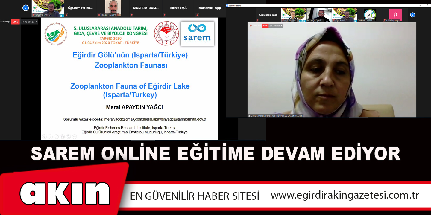 SAREM Online Eğitime Devam Ediyor