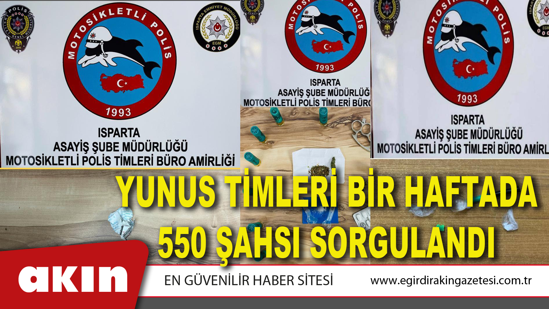 Yunus Timleri Bir Haftada 550 Şahsı Sorgulandı