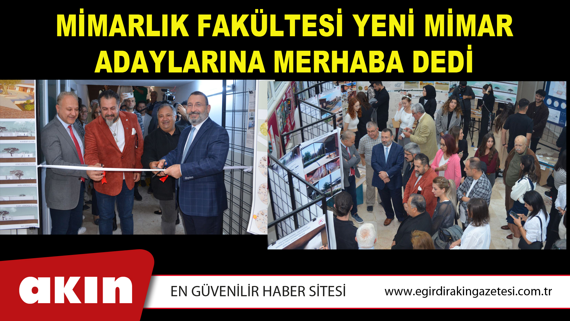 Mimarlık Fakültesi Yeni Mimar Adaylarına Merhaba Dedi