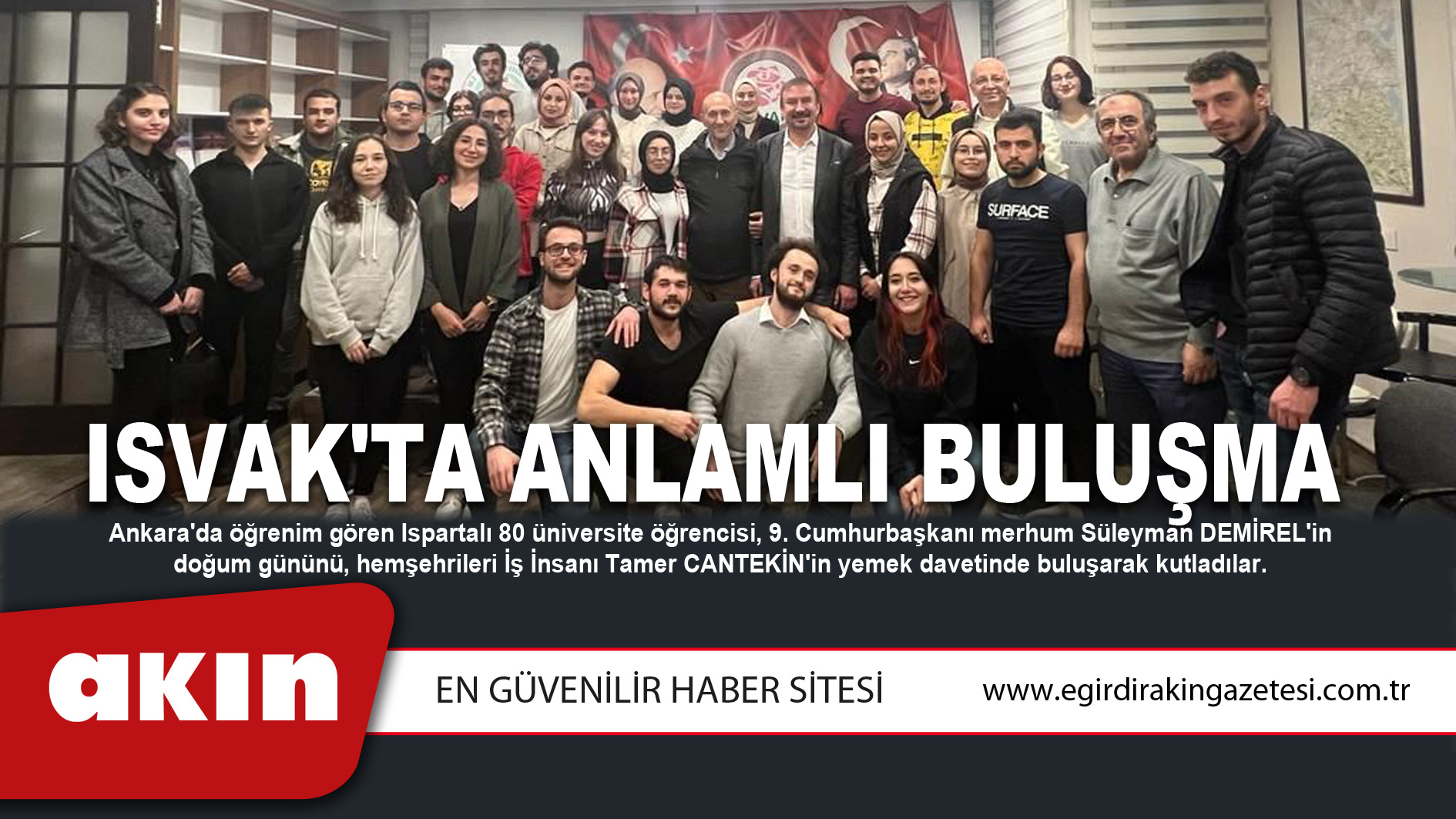 ISVAK'TA ANLAMLI BULUŞMA