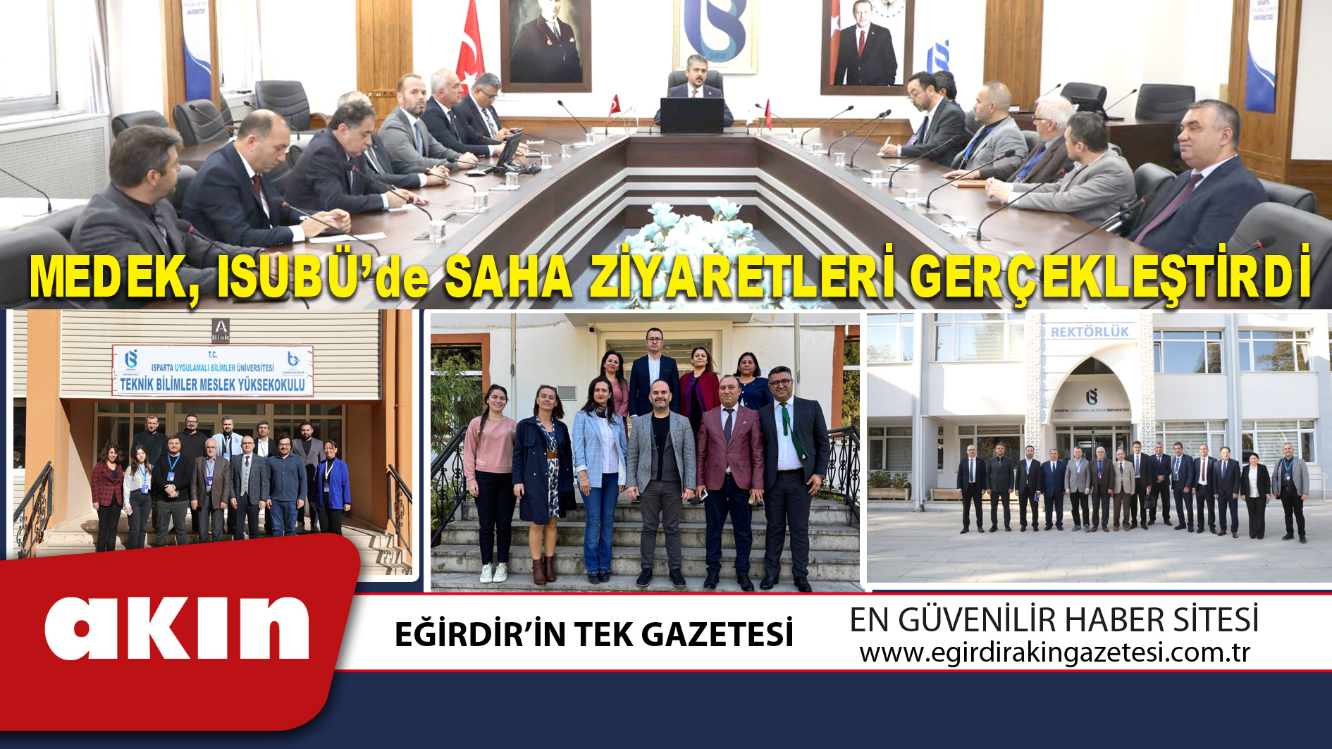 MEDEK, ISUBÜ’de SAHA ZİYARETLERİ GERÇEKLEŞTİRDİ