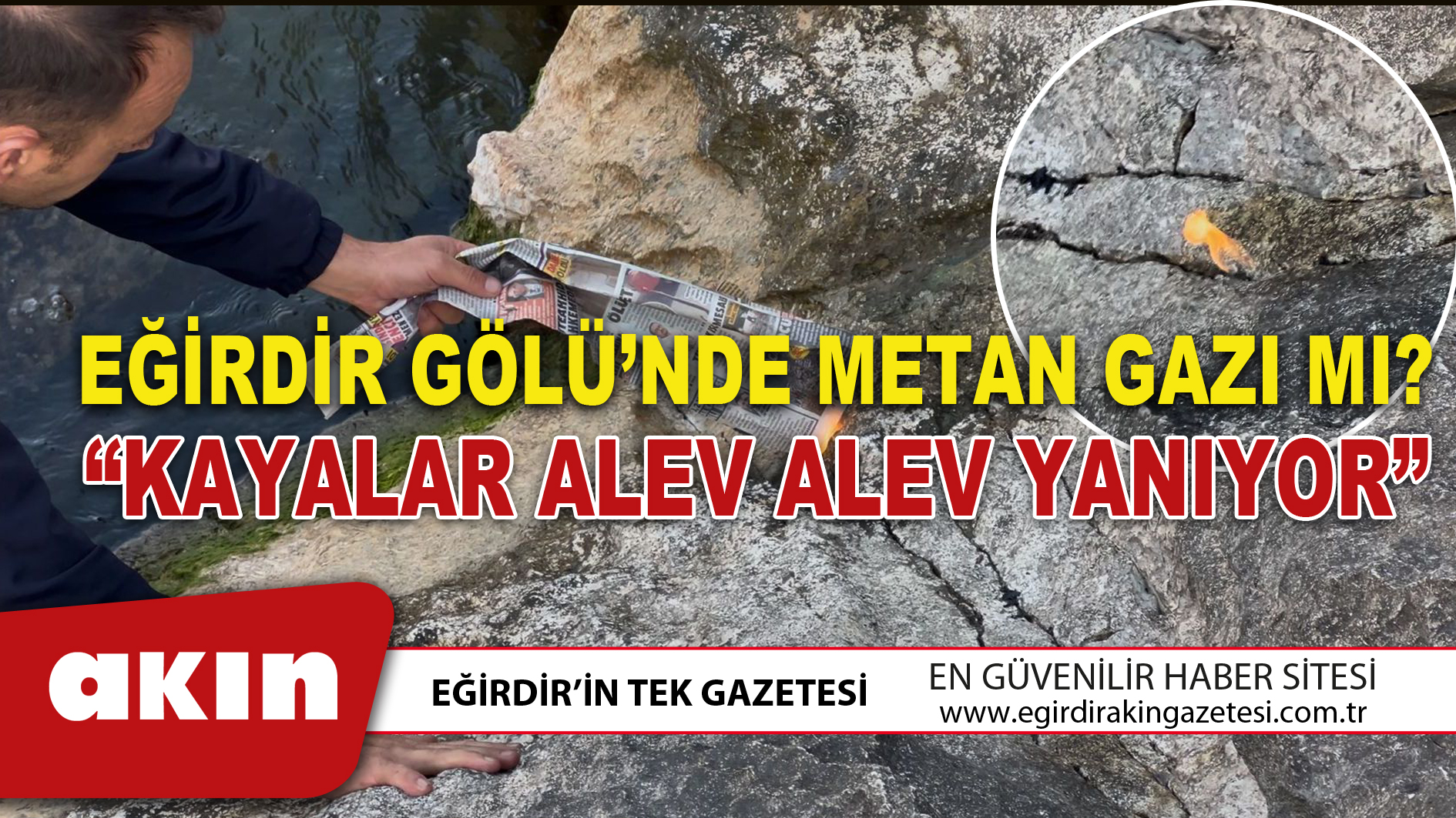 KAYALAR ALEV ALEV YANIYOR