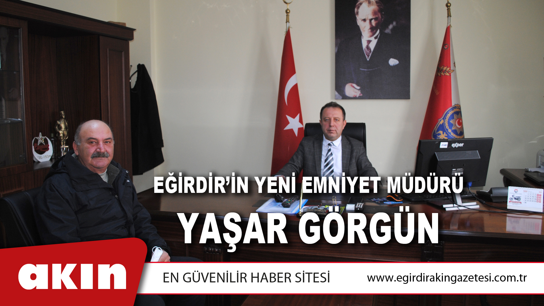 EĞİRDİR’İN YENİ EMNİYET MÜDÜRÜ YAŞAR GÖRGÜN