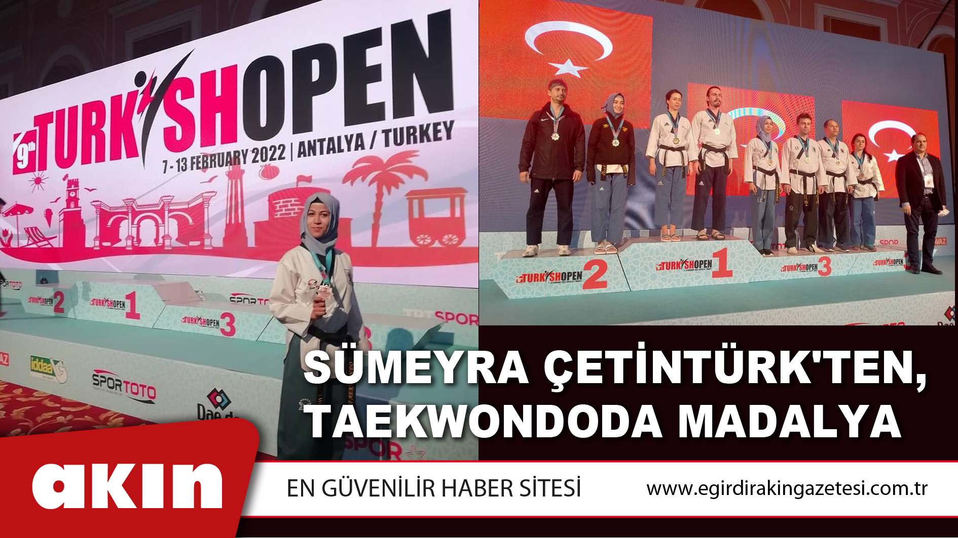Sümeyra Çetintürk'ten, Taekwondoda Madalya 