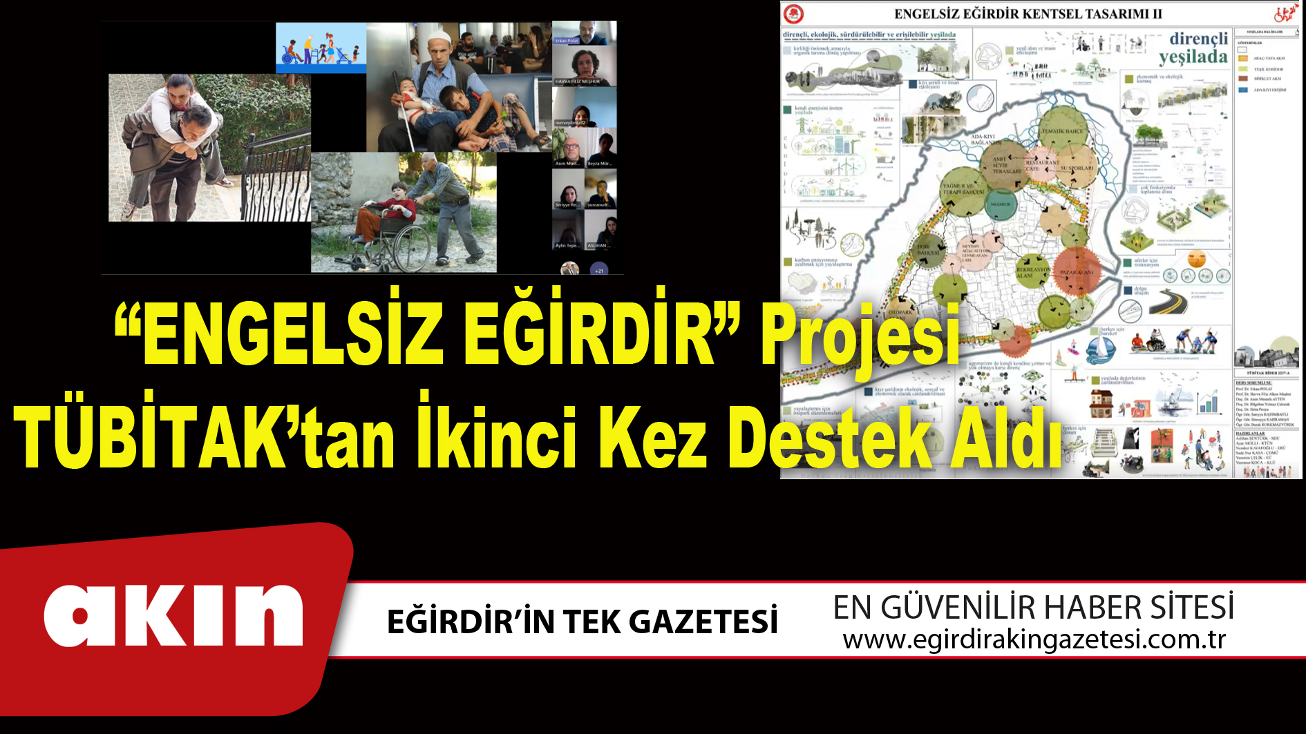 “ENGELSİZ EĞİRDİR” Projesi TÜBİTAK’tan İkinci Kez Destek Aldı