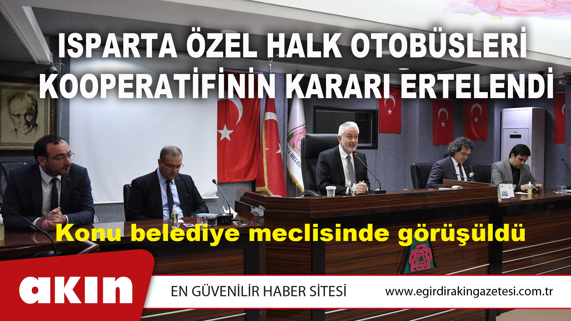 Isparta Özel Halk Otobüsleri Kooperatifinin Kararı Ertelendi