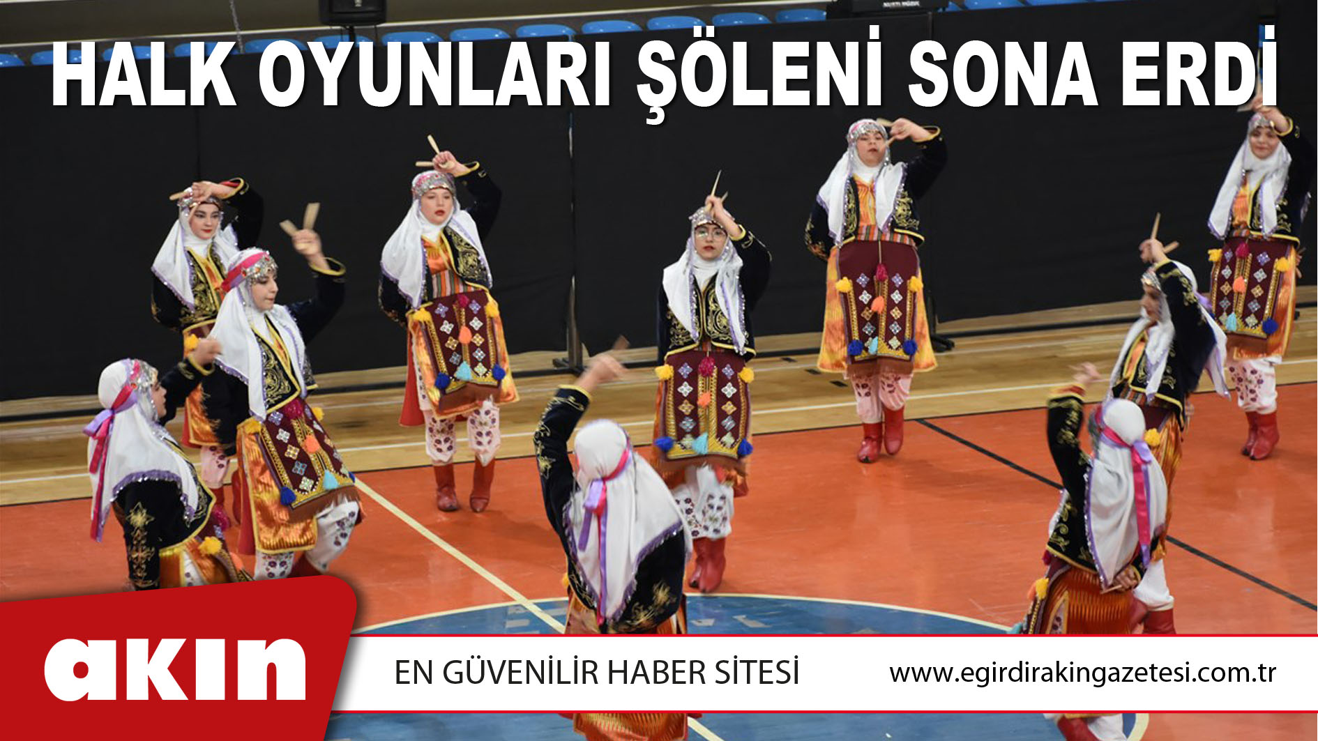 Halk Oyunları Şöleni Sona Erdi