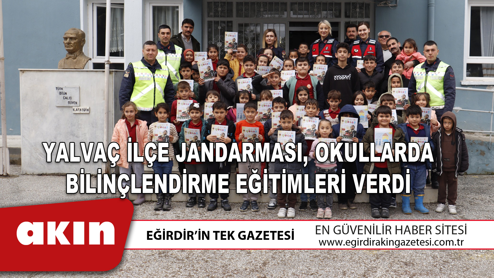 Yalvaç İlçe Jandarması, İlkokul Ve Ortaokullarda Bilinçlendirme Eğitimleri Verdi