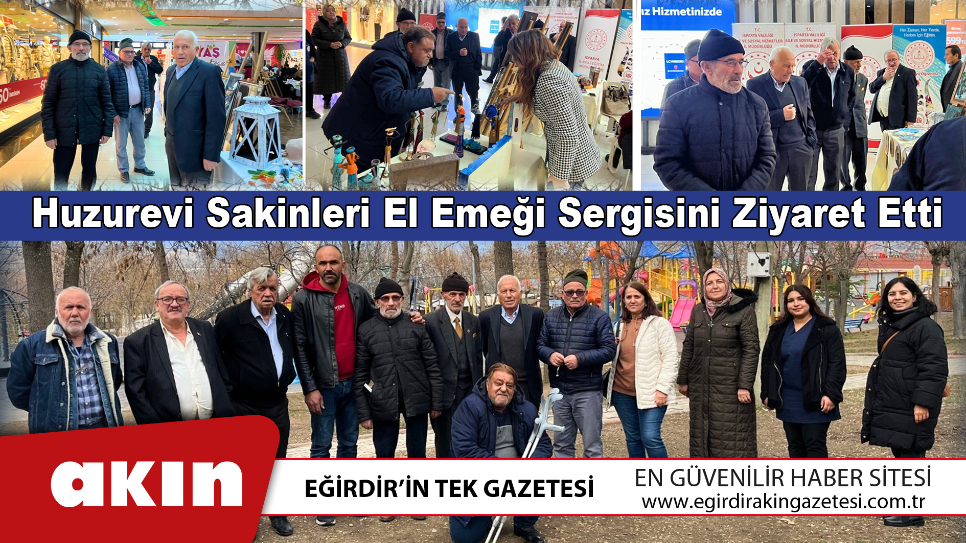 Huzurevi Sakinleri El Emeği Sergisini Ziyaret Etti