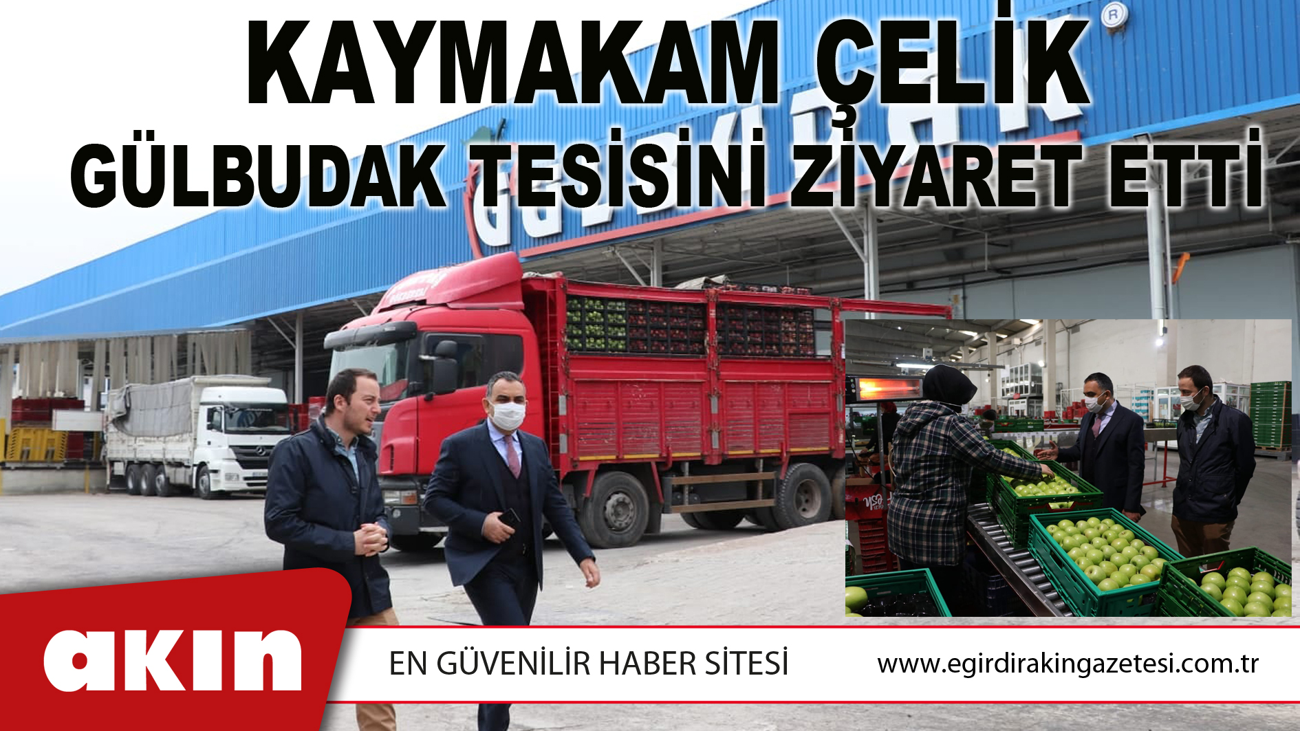 Kaymakam Çelik Gülbudak Tesisini Ziyaret Etti