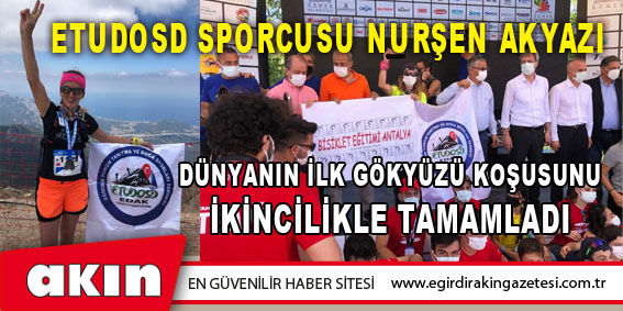  ETUDOSD SPORCUSU NURŞEN AKYAZI 2. OLDU