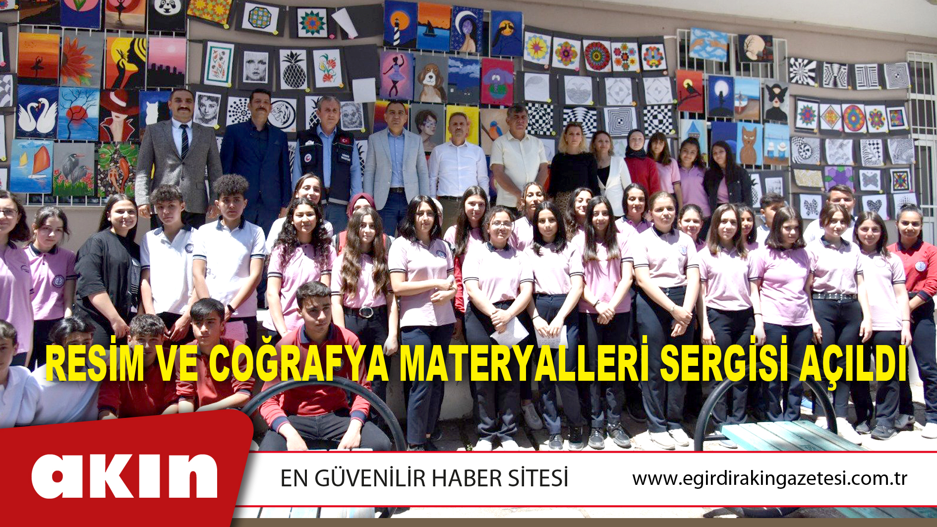 Resim Ve Coğrafya Materyalleri Sergisi Açıldı