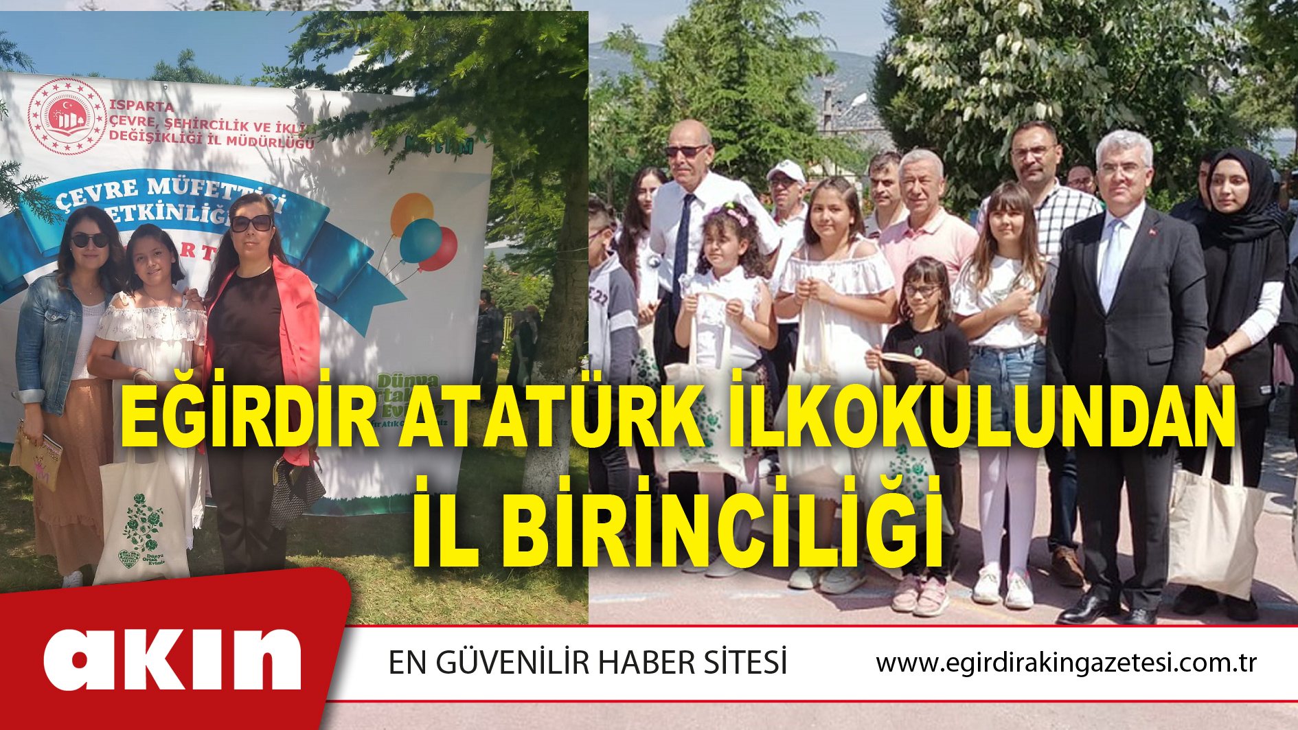 EĞİRDİR ATATÜRK İLKOKULUNDAN İL BİRİNCİLİĞİ