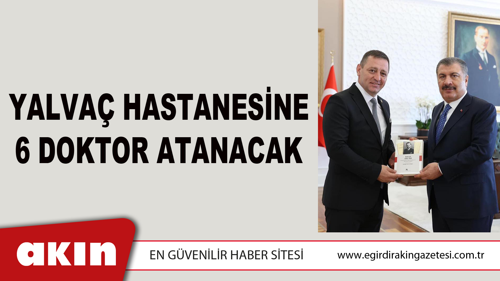 YALVAÇ HASTANESİNE 6 DOKTOR ATANACAK